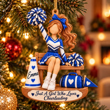 Personalized Cheerleader Christmas Ornament – Celebrate Her Passion for Cheer