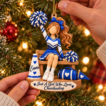 Personalized Cheerleader Christmas Ornament – Celebrate Her Passion for Cheer